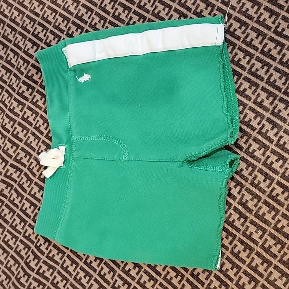 Polo Ralph Lauren green cotton baby shorts size 9 months